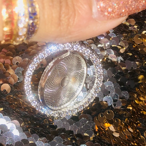 One of a kind beautiful hand made custom rotating memory pendant charm huge sale - Picture 10 of 11